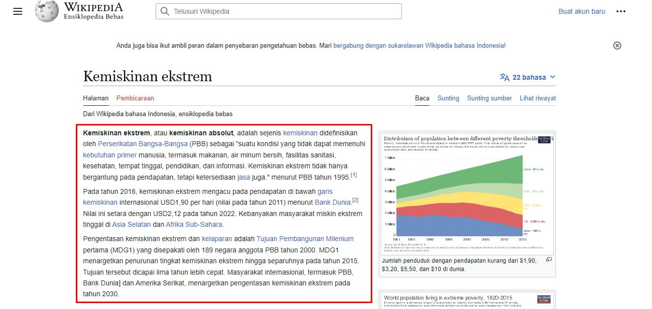 apa itu kemiskinan ekstrem desa