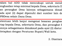 Pembayaran Gaji Perangkat Desa