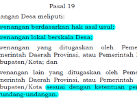kewenangan desa berdasarkan hak asal usul