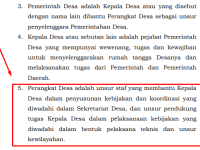 perbedaan aparat desa dan perangkat desa
