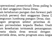 Berapa Persen Ketahanan Pangan Dana Desa 2023