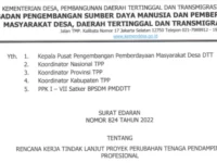 proyek perubahan pendamping desa