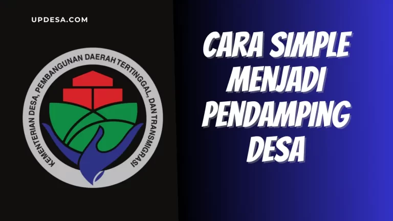 Cara Menjadi Pendamping Desa
