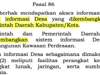 Pemberdayaan Desa melalui Akses Informasi Desa