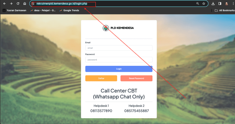 https rekrutmenpld.kemendesa.go.id login