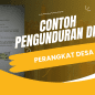 Contoh Surat Pengunduran Diri Perangkat Desa