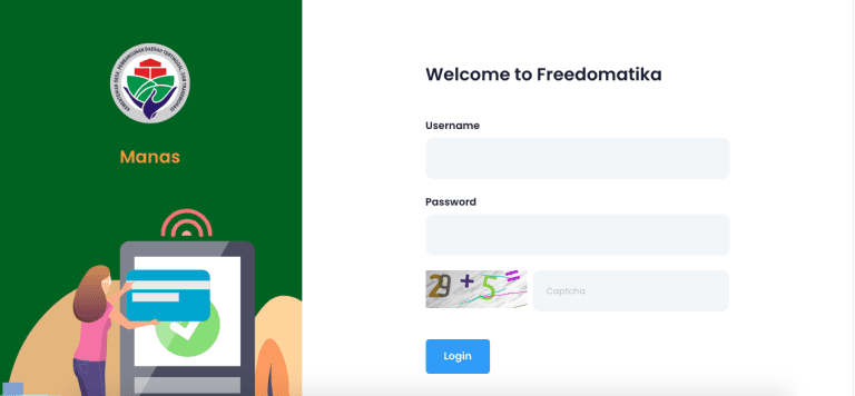 Laman Login Data Induk Pendamping Desa
