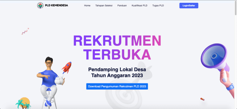 Rekrutmen pendamping desa 2025