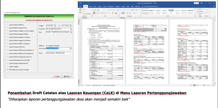 Aplikasi Siskeudes 2024 Versi 2.0.6 - Updesa