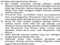 Pergantian KPM BLT DD