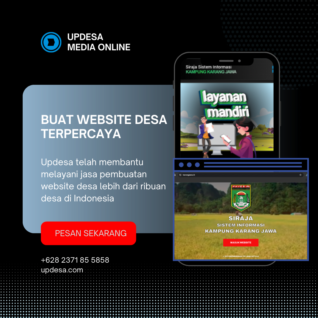 jasa buat website desa updesa.com