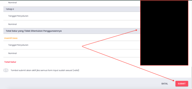 gambar submit penyaluran dana desa monev dd (updesa.com)