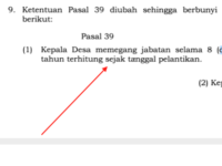jabatan kepala desa