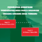 pendapatan desa pasca ditetapkan undang-undang nomor 3 tahun 2024
