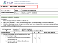 FR-APL.02 Sertifikasi Pendamping Lokal Desa