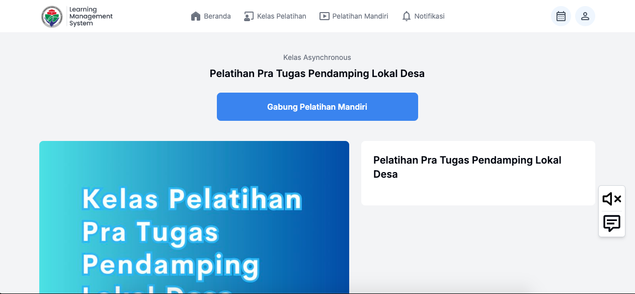 Gabung Pelatihan Mandiri