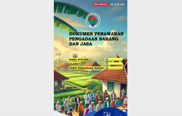 Dokumen Penawaran Pengadaan Barang danJasa