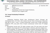 Kemendes Perpanjang Kontrak Pendamping Desa