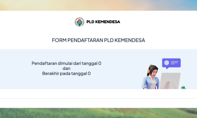 Link Pendaftaran Rekrutmen Pendamping Desa 2025