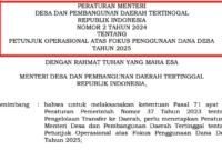Permendes Nomor 2 Tahun 2024