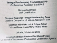 Sertifikasi Pendamping Desa