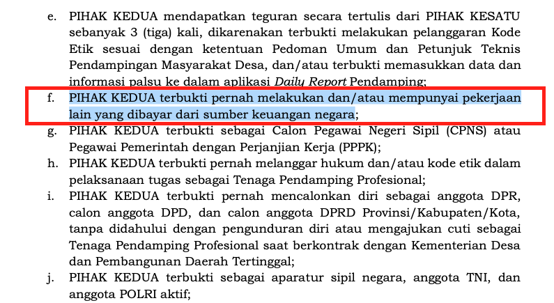 Pendamping Desa Tidak Boleh Rangkap Jabatan