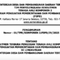 Gambar Screenshoot Rekrutmen Program P3PD tahun 2025 secara terbuka