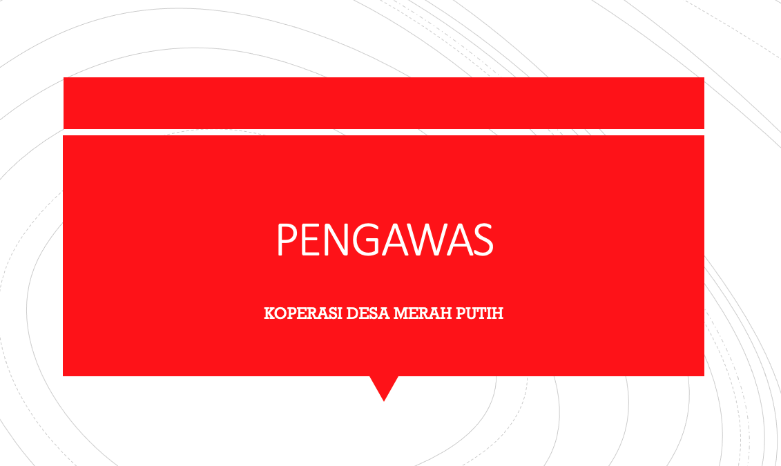 pengawas kopdes merah putih