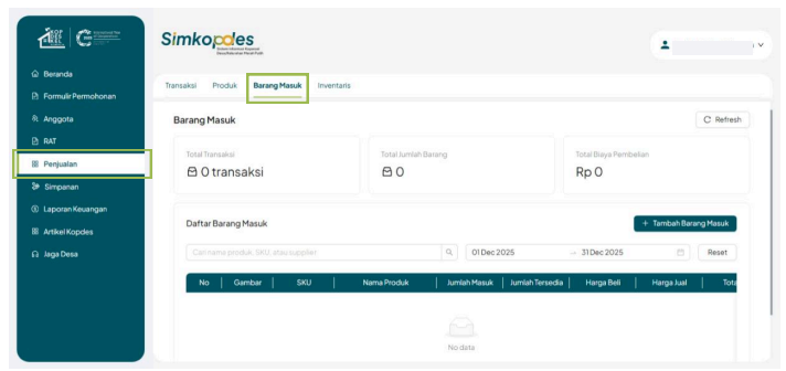 Barang Masuk