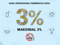 Panduan Dana Operasional Pemerintah Desa 2026 maksimal 3% - Infografis yang boleh dan dilarang