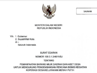 Tidak Dibenarkan Sewa Menyewa Lahan Masyarakat untuk Pembangunan Sarana dan Prasarana KDMP