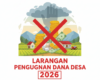 larangan penggunaan dana desa 2026