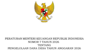 Halaman depan PMK Nomor 7 Tahun 2026