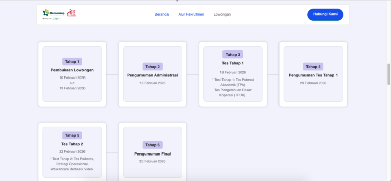 Pengumuman Final Business Assistant