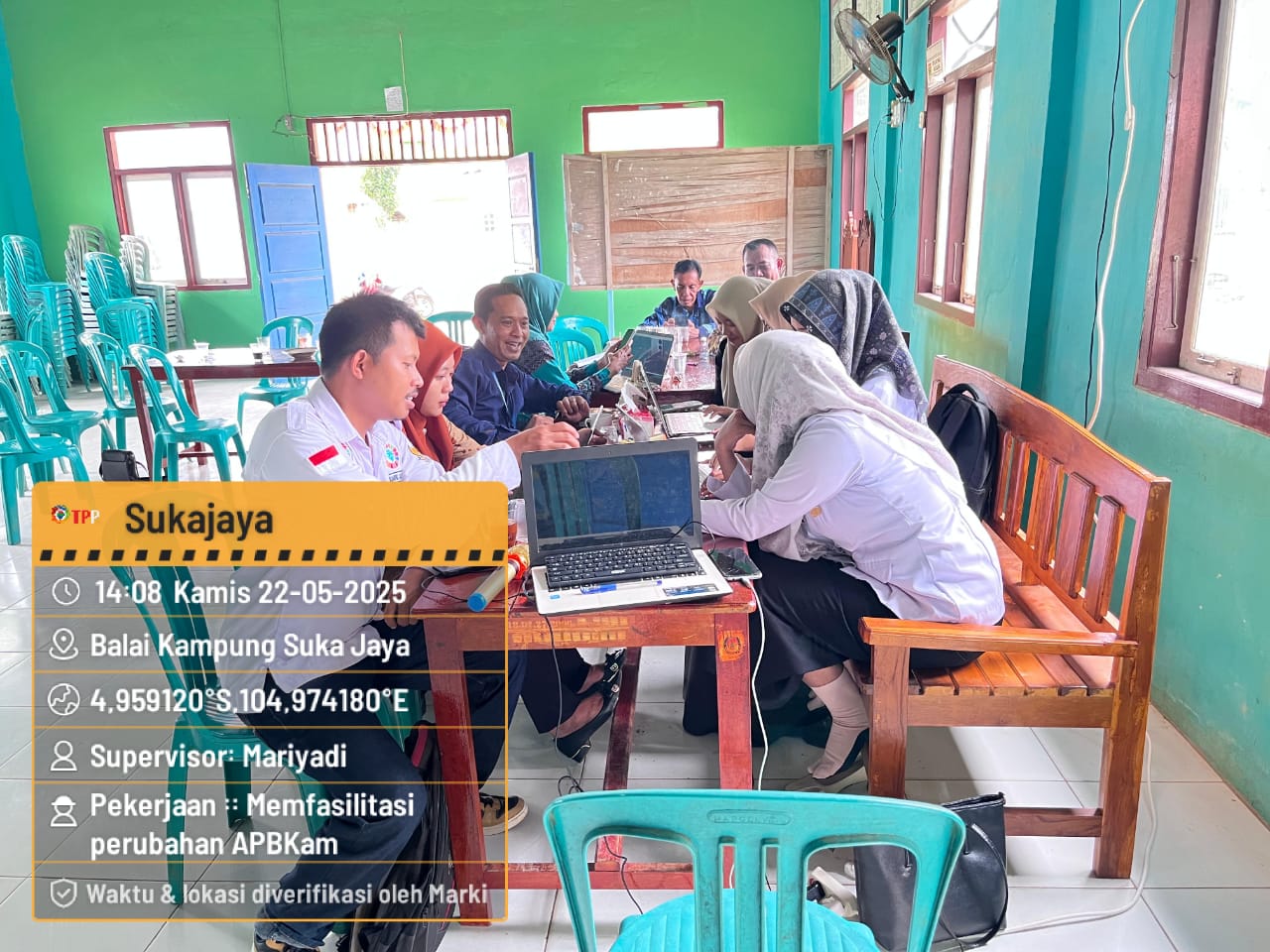 Fasilitasi Perubahan APBKam di Sukajaya