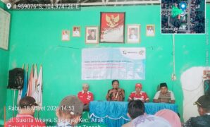 Business Assistant (BA) saat memfasilitasi pelaksanaan Rapat Anggota Tahunan Koperasi Desa Merah Putih Sukajaya, Lampung Tengah, Lampung