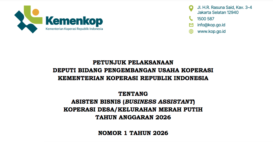 Juklak BA KDKMP 2026